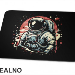 Astronaut I Crveni Mesec - Space - Svemir - Podloga za miš