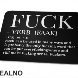 Fuck - Definition - Humor - Podloga za miš Fuck - Definition - Humor - Podloga za miš