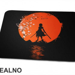 Mikasa Red Moon - Attack On Titan - AOT - Podloga za miš