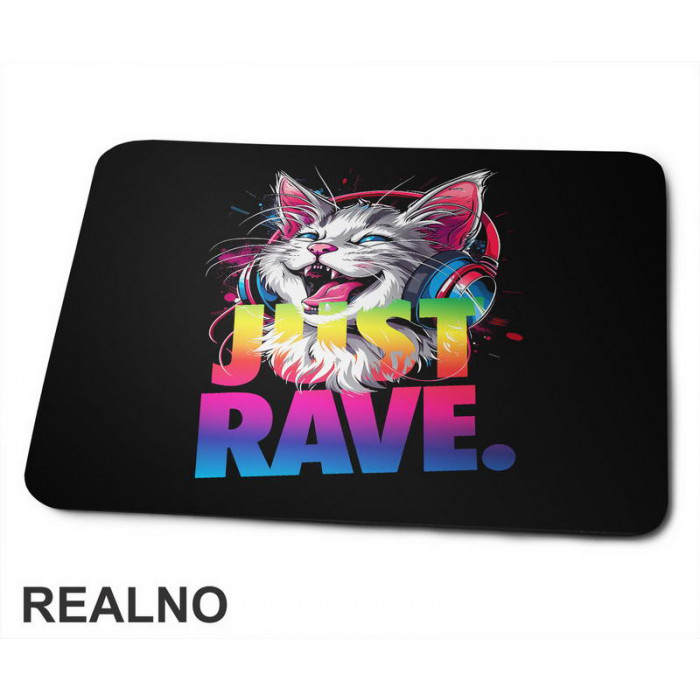 Just Rave - Cat - Mačke - Podloga za miš