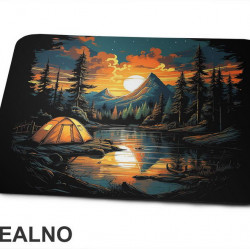 Šator Pored Reke - Planinarenje - Kampovanje - Priroda - Nature - Podloga za miš