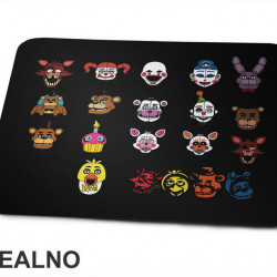 Heads - Five Nights at Freddy's - Podloga za miš
