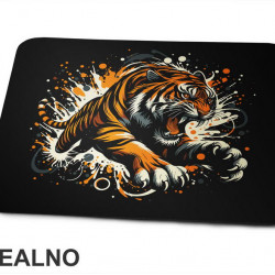 Rasprskane Boje - Tigar - Životinje - Podloga za miš