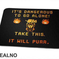 It's Dangerous To Go Alone - Games - Podloga za miš