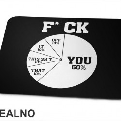 Fuck Pie - Humor - Podloga za miš Fuck Pie - Humor - Podloga za miš