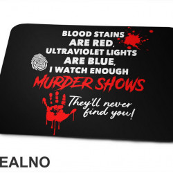 Blood Stains Are Red - Horror - Podloga za miš