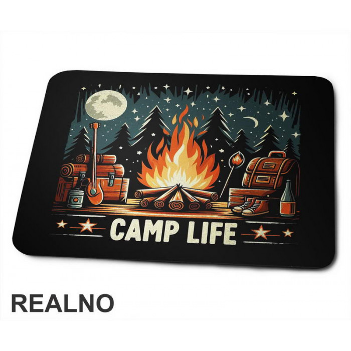 Camp Life - Uljani Crtež - Planinarenje - Kampovanje - Priroda - Nature - Podloga za miš