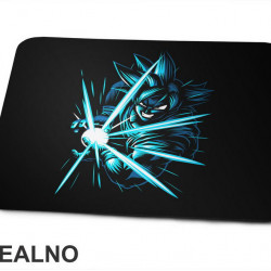 Blue And White Rays - Goku - Dragon Ball - Podloga za miš