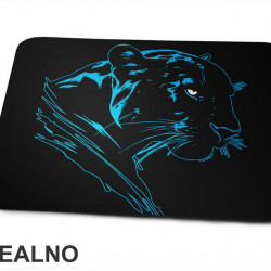 Crni Panter - Plavi Detalji - Životinje - Podloga za miš