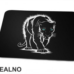 Crni Panter - Plave Oči - Životinje - Podloga za miš