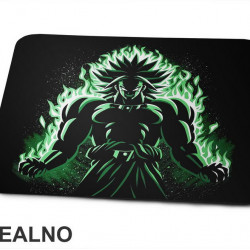 Green Aura - Broly - Goku - Dragon Ball - Podloga za miš