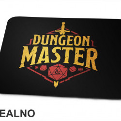 Dungeon Master - Golden - D&D - Dungeons And Dragons - Podloga za miš