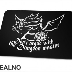 Don't Argue With Dungeon Master - D&D - Dungeons And Dragons - Podloga za miš