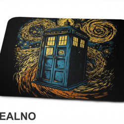 Tardis - Drawing - Doctor Who - DW - Podloga za miš