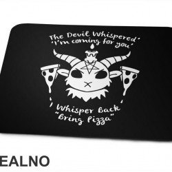 Devil Is Coming - Bring Pizza - Hrana - Food - Podloga za miš