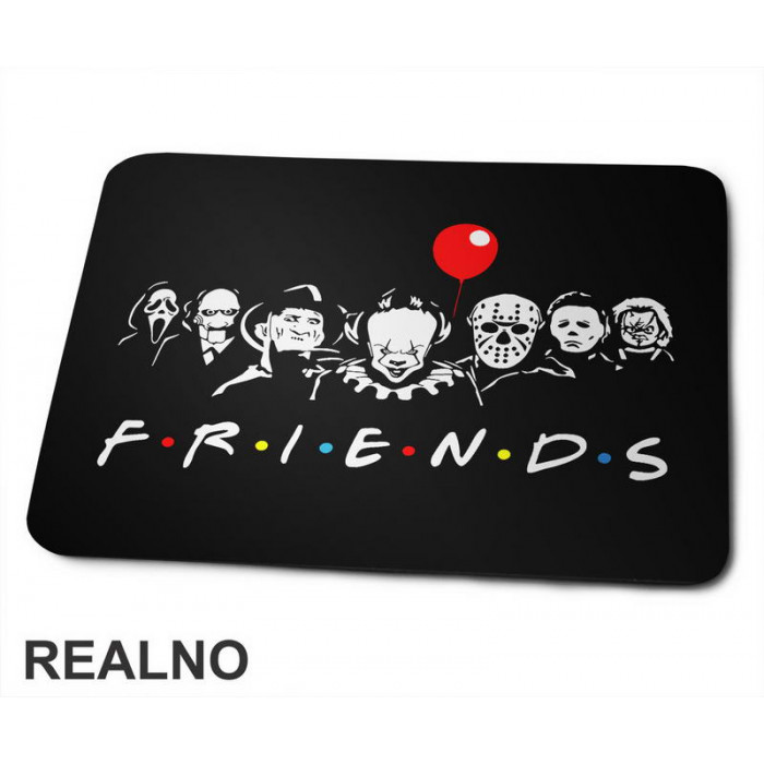 Friends Logo - Horror - Podloga za miš