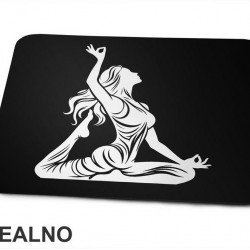 Pose - Girl - Yoga - Podloga za miš Pose - Girl - Yoga - Podloga za miš