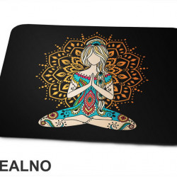 Girl And Nature - Yoga - Podloga za miš