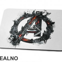 Disintegrating Logo - Avengers - Podloga za miš