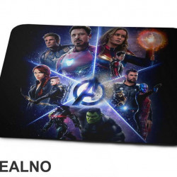 Characters And Logo - Avengers - Podloga za miš