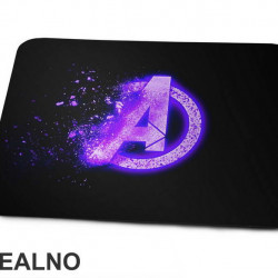 Purple Logo - Avengers - Podloga za miš Purple Logo - Avengers - Podloga za miš