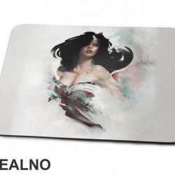 Watercolor Portrait - Wonder Woman - Podloga za miš