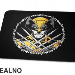 Barb Wire Circle - Wolverine - Podloga za miš