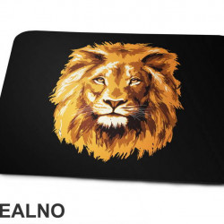 Lion Face Illustration - Životinje - Podloga za miš