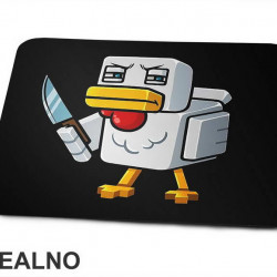 Chicken With A Knife - Minecraft - Podloga za miš