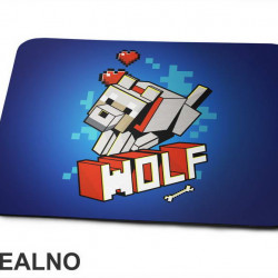 Wolf - Minecraft - Podloga za miš