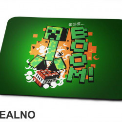 Creeper - Orange - Minecraft - Podloga za miš