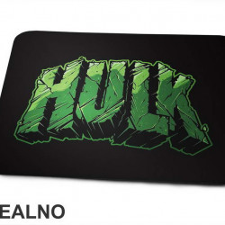 Green Text Logo - Hulk - Avengers - Podloga za miš