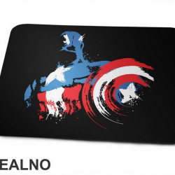 Color Splash - Captain America - Avengers - Podloga za miš