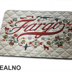 Logo And Flowers - Fargo - Podloga za miš