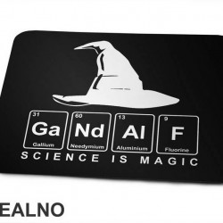 Gandalf - Science Is Magic - Lord Of The Rings - LOTR - Podloga za miš Gandalf - Science Is Magic - Lord Of The Rings - LOTR - Podloga za miš