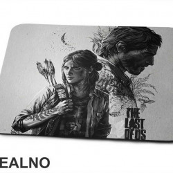 Ellie And Joel - Drawing - The Last Of Us - Podloga za miš