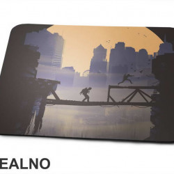 Ellie And Joel - Crossing Bridge - The Last Of Us - Podloga za miš