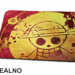Golden Skull - One Piece - Podloga za miš