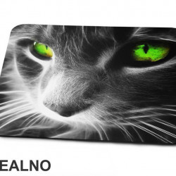 Green Eyed Cat - Mačke - Podloga za miš