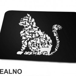 Cats Silhouette - Mačke - Podloga za miš