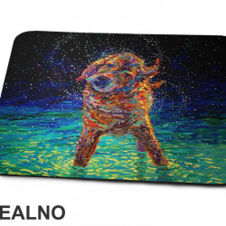 Dog Shaking - Pas - Podloga za miš