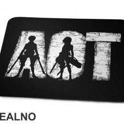 Logo - Attack on Titan - AOT - Podloga za miš