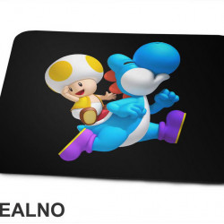 Pečurkica jaše dinosaurusa - Super Mario - Podloga za miš