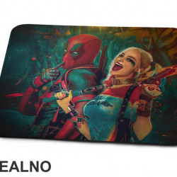 Crazy Couple - Harley Quinn - Deadpool - Podloga za miš