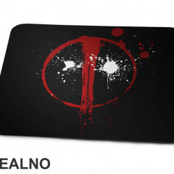Black, White And Red - Deadpool - Podloga za miš