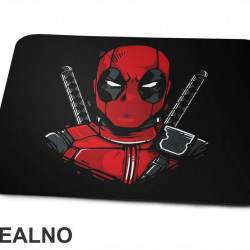 Head Illustration - Deadpool - Podloga za miš