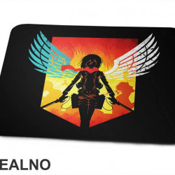 Mikasa With Wings - Attack On Titan - Podloga za miš