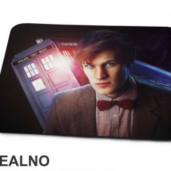 Purple Tardis And Doctor - Doctor Who - Podloga za miš