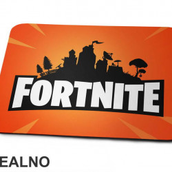 Orange Logo - Fortnite - Podloga za miš