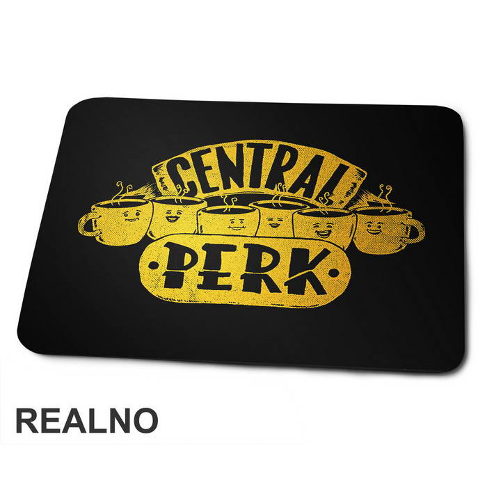 Central Perk - Smiling Cups - Friends - Prijatelji - Podloga za miš